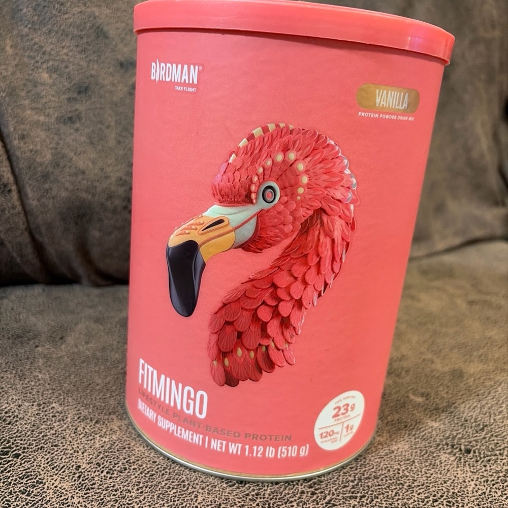BIRDMAN Fitmingo Vegan Protein Powder Inositol Collagen Hyal.BB07/17/26 1.12LB